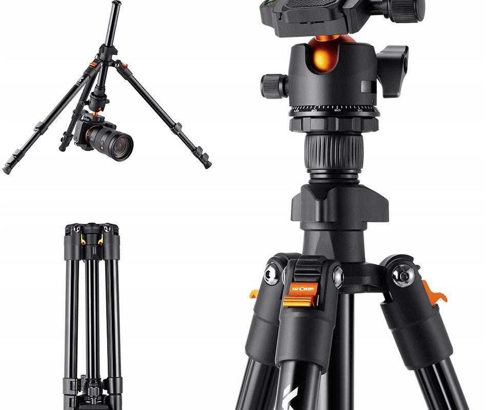 image-342 - Recenzja statywu do aparatu K&F Magnez Głowica 3D 8kg